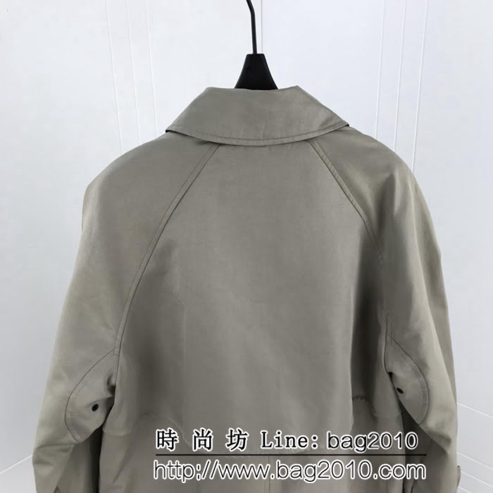 BURBERRY巴寶莉 經典英倫風格 2018新品風衣 男女同款 蠟脂棉質嘎巴甸輕便大衣 ydi2390